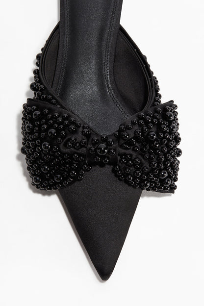 Embellished mules