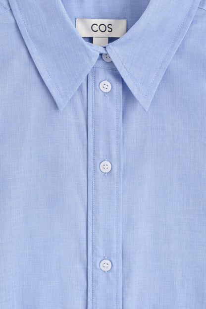 Folded-Cuff Cotton Shirt