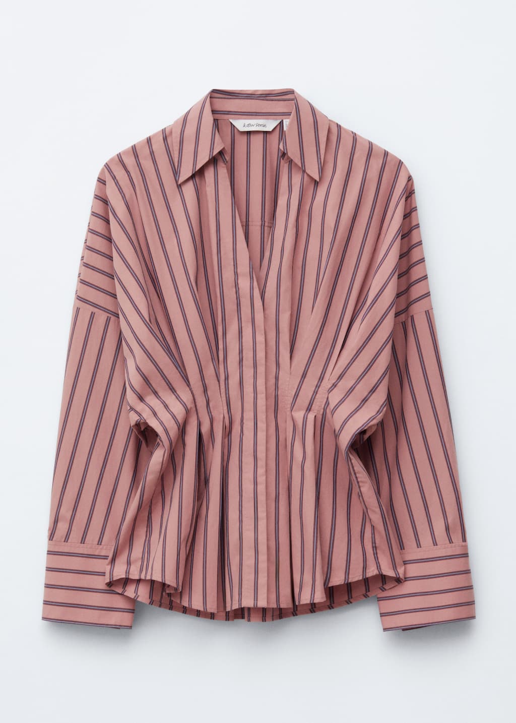 Fitted-Waist Cotton Shirt