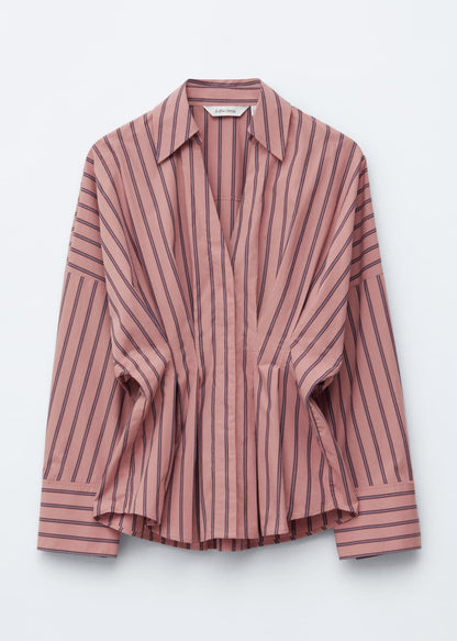 Fitted-Waist Cotton Shirt