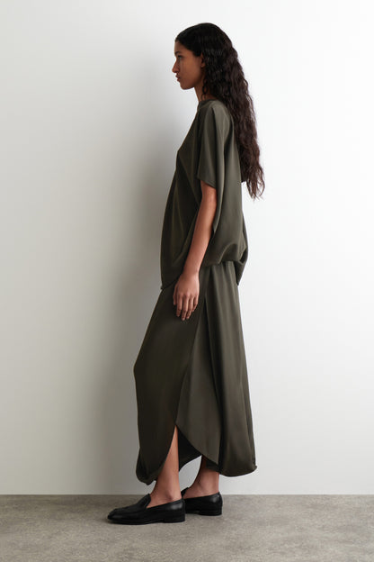 Hooded Silk Top
