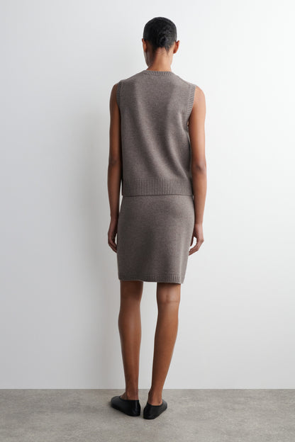 Merino Wool Buttoned Vest
