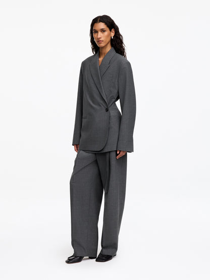 Wool-Blend Blazer