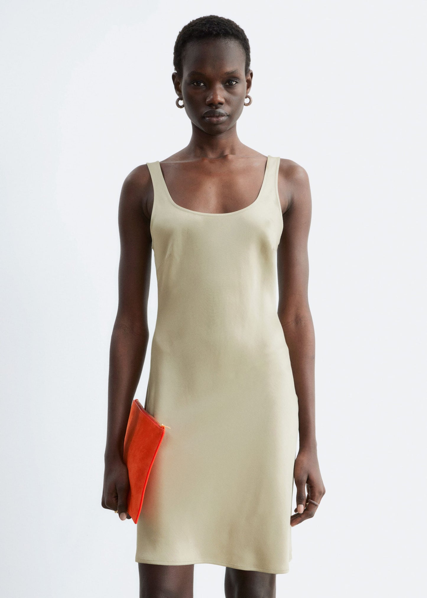 Satin Slip Mini Dress