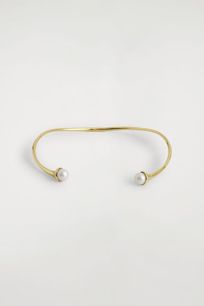 Freshwater Pearl Cuff Necklace