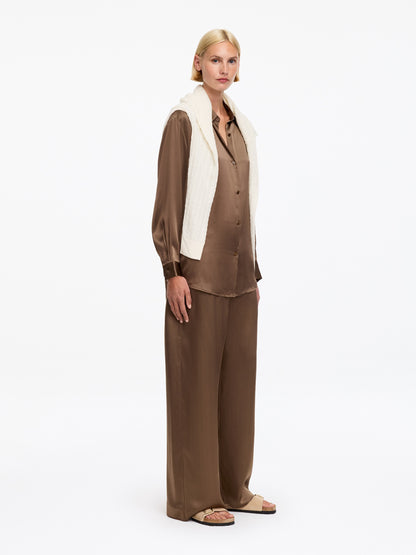 Silk Satin Trousers