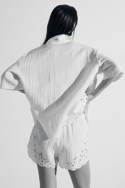 Broderie anglaise shorts