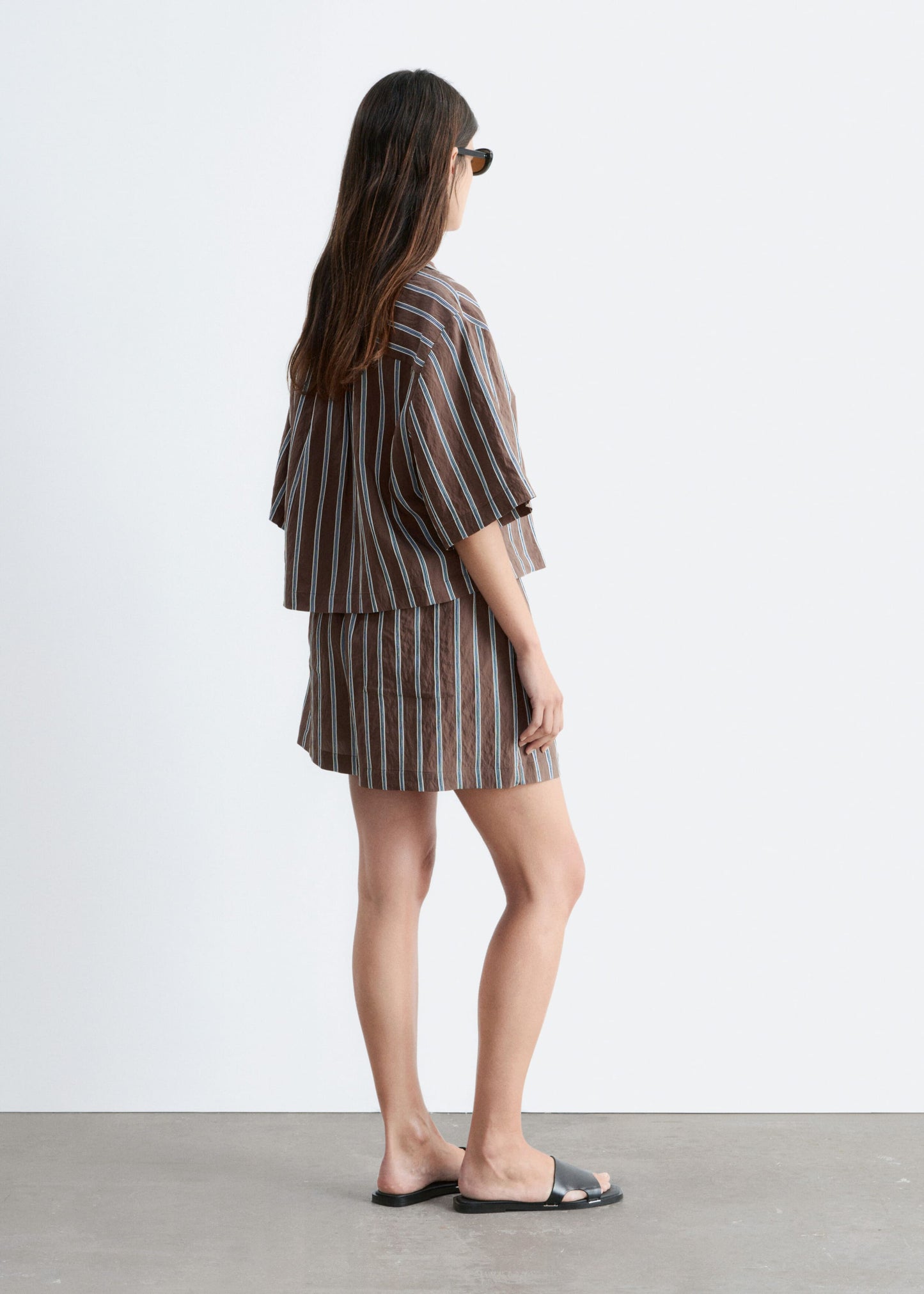 Voluminous Boxer-Style Shorts
