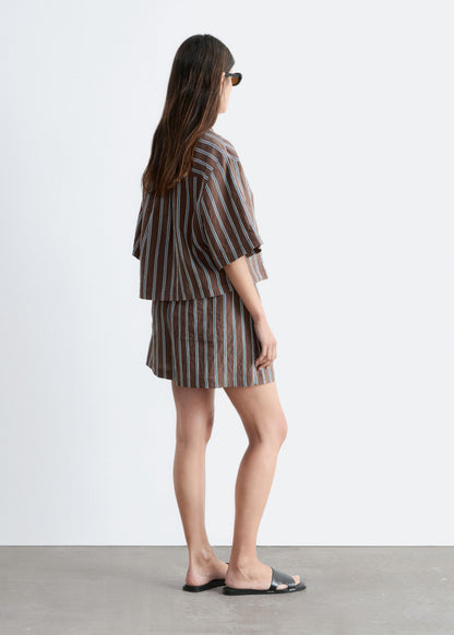 Voluminous Boxer-Style Shorts