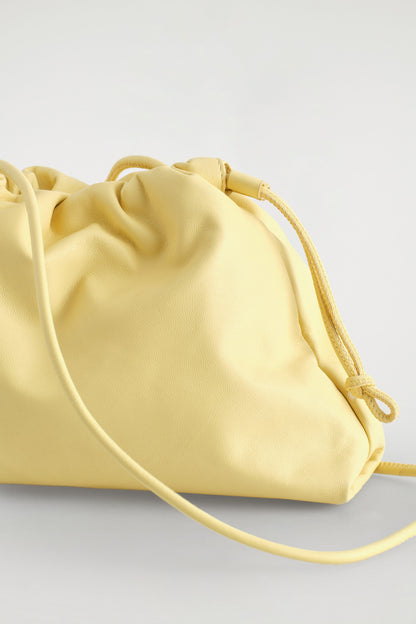 Mini Cavatelli Clutch Bag - Leather