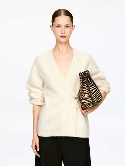 Alpaca-Wool Blend Cardigan