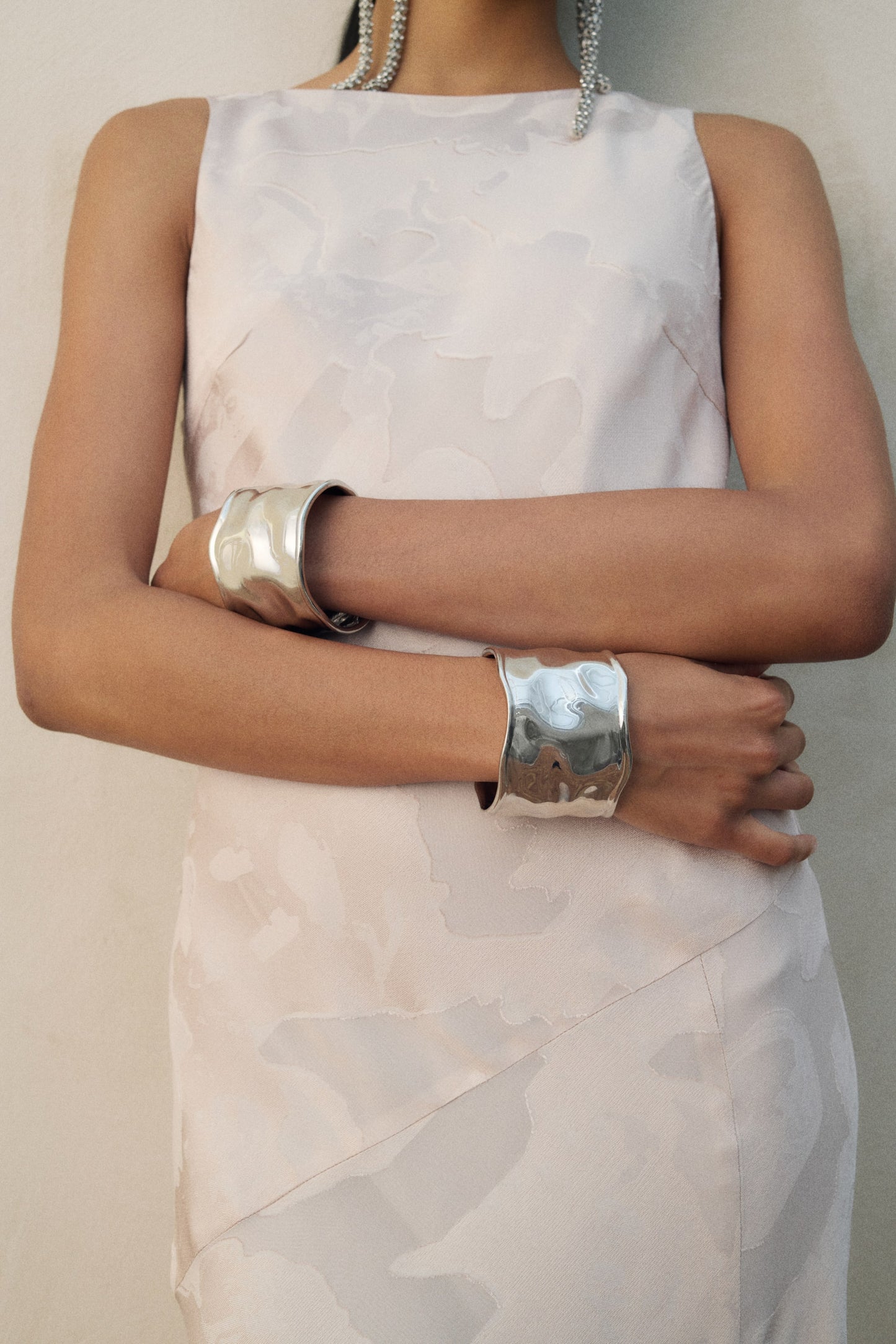 Wide cuff bracelet