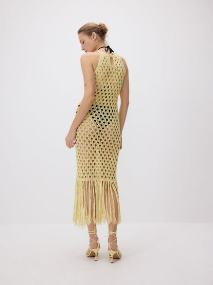 Openwork dress