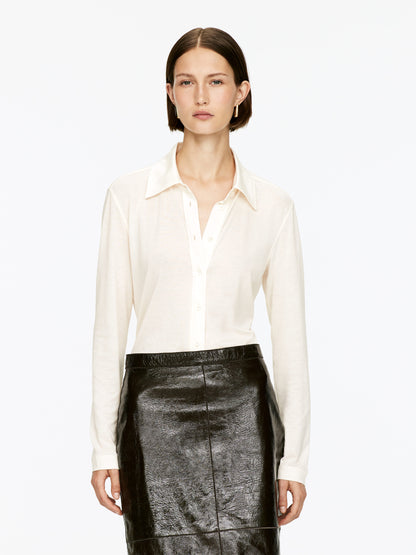 Lyocell-Blend Shirt