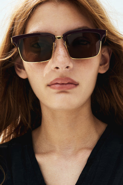 Rectangular sunglasses