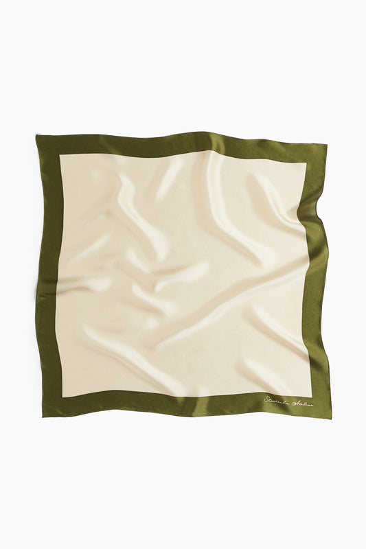 Printed silk scarf