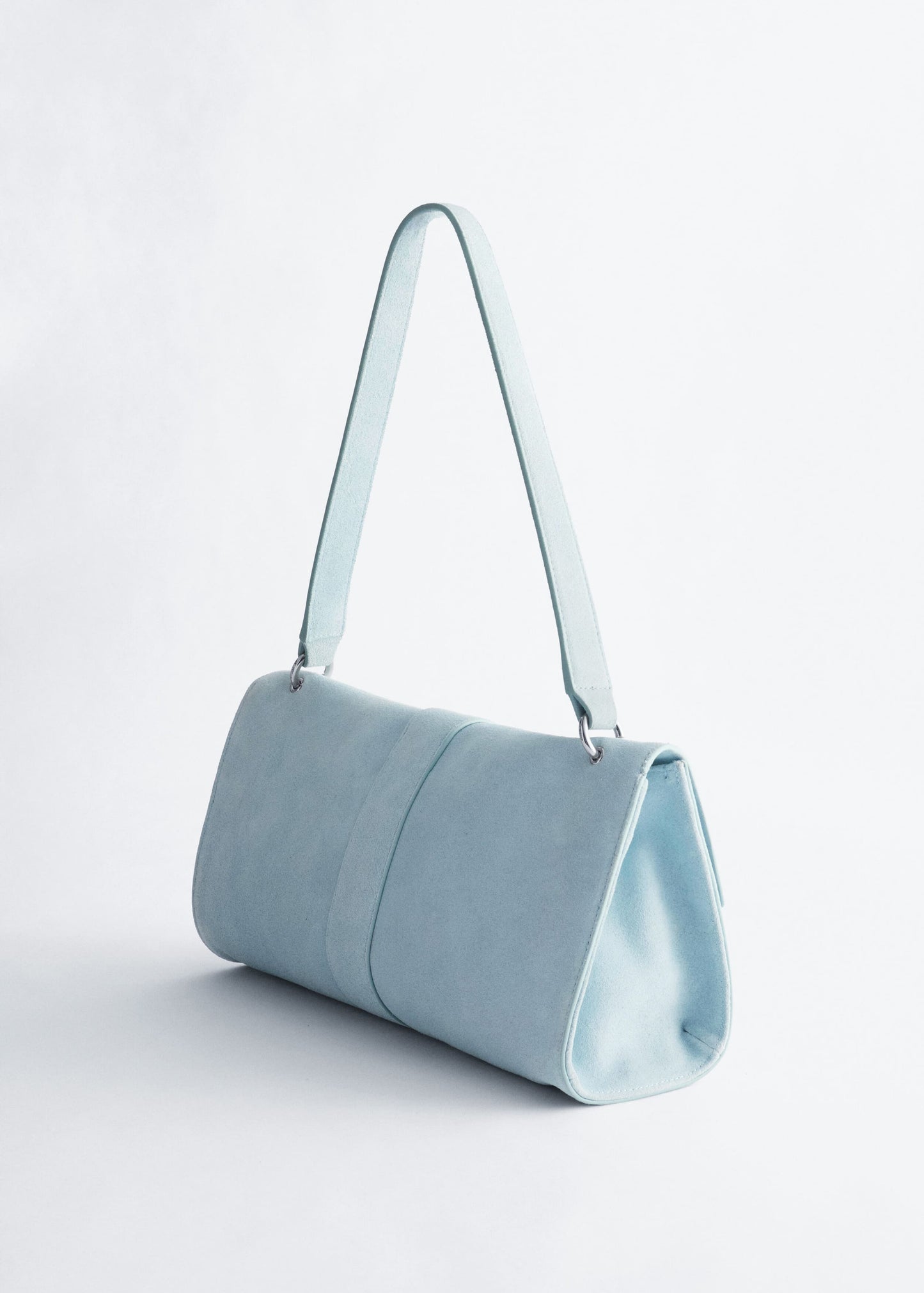 Split Suede Shoulder Bag