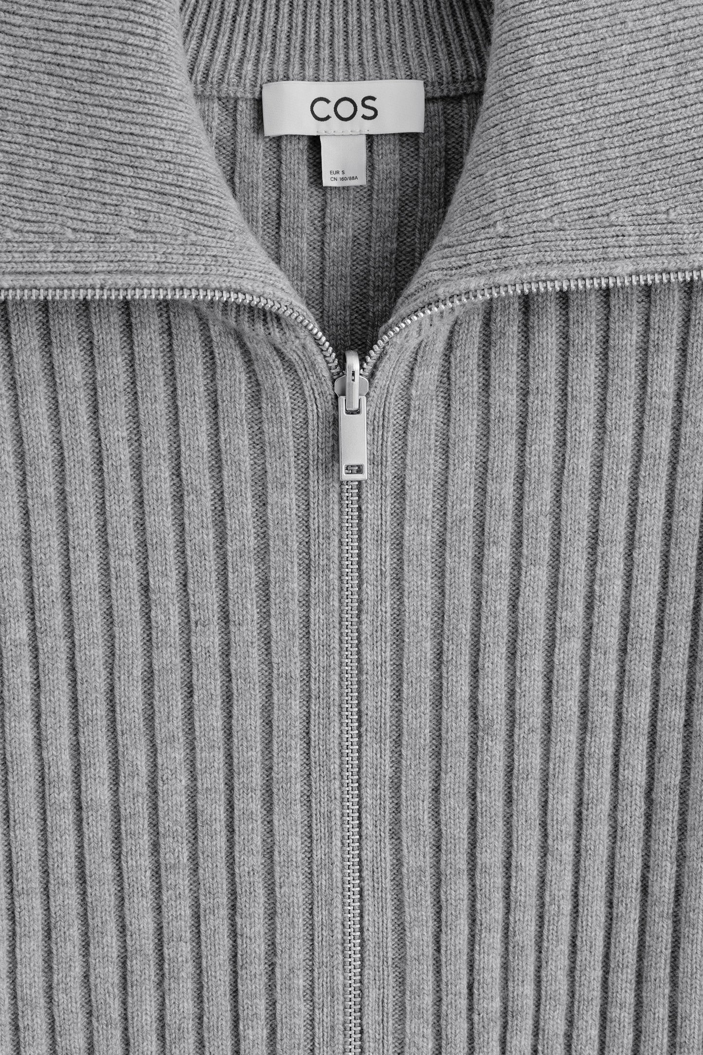 Ribbed merino wool jacket