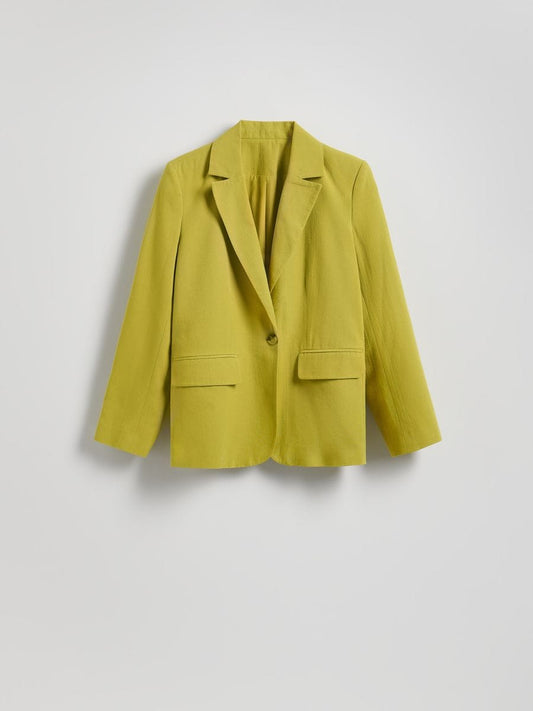 Linen blend jacket