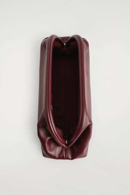 Ingot leather clutch bag