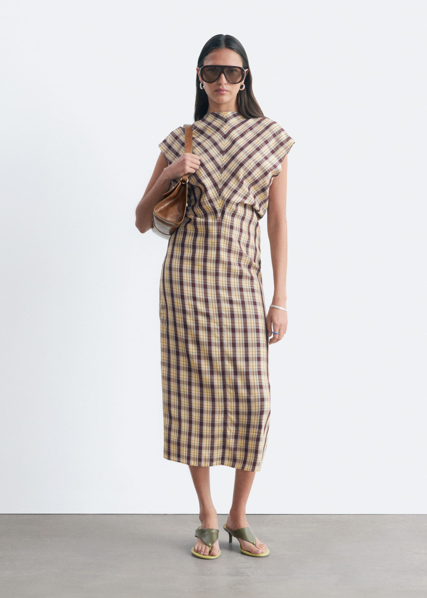 Cap Sleeve Midi Dress