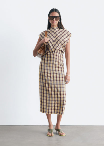 Cap Sleeve Midi Dress