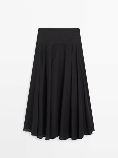 Cotton voile skirt