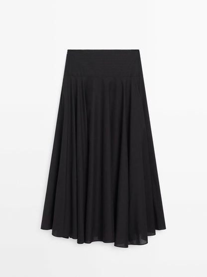 Cotton voile skirt