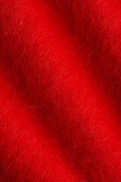 Oversized mohair-blend jumper