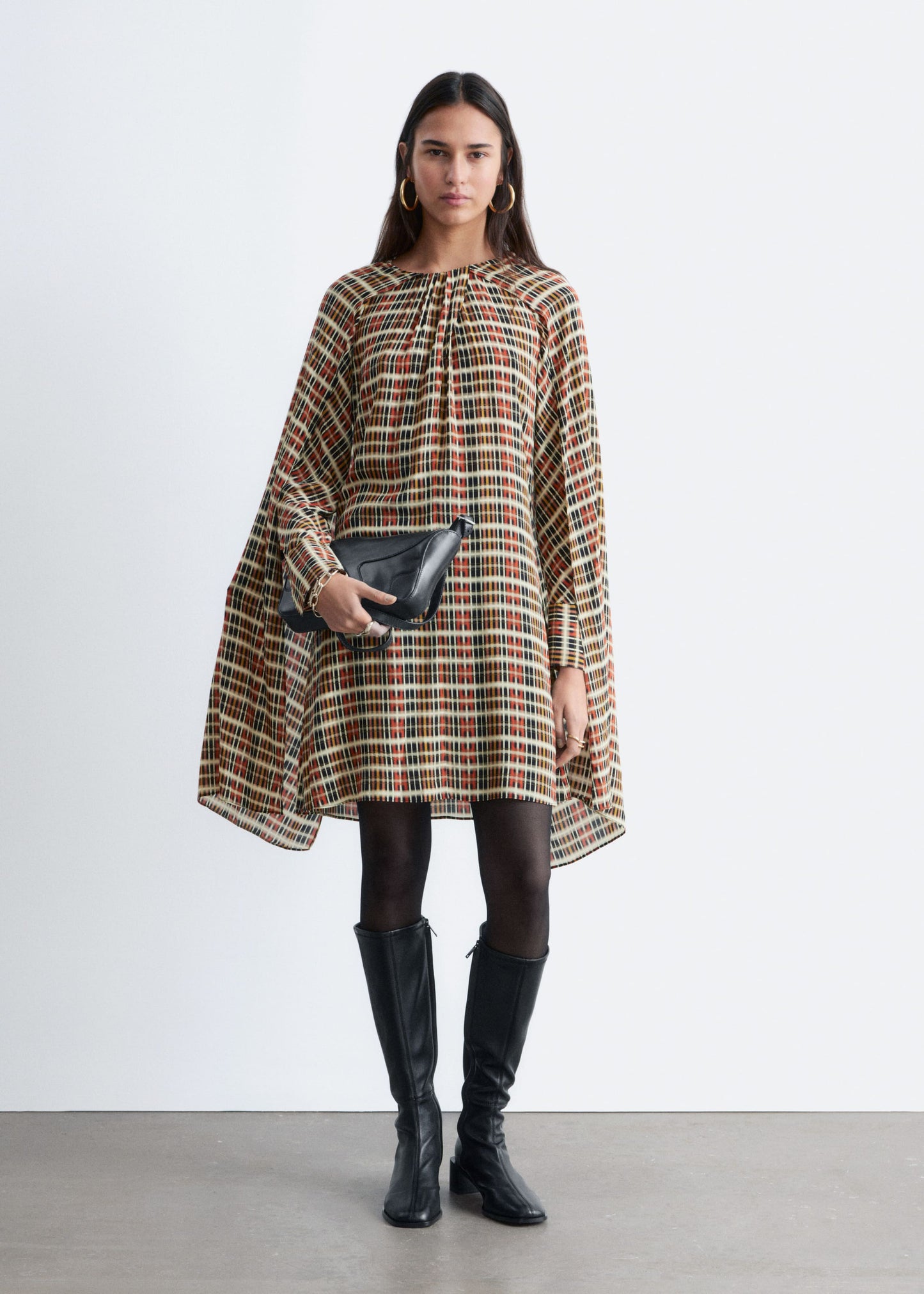 Cape Mini Dress