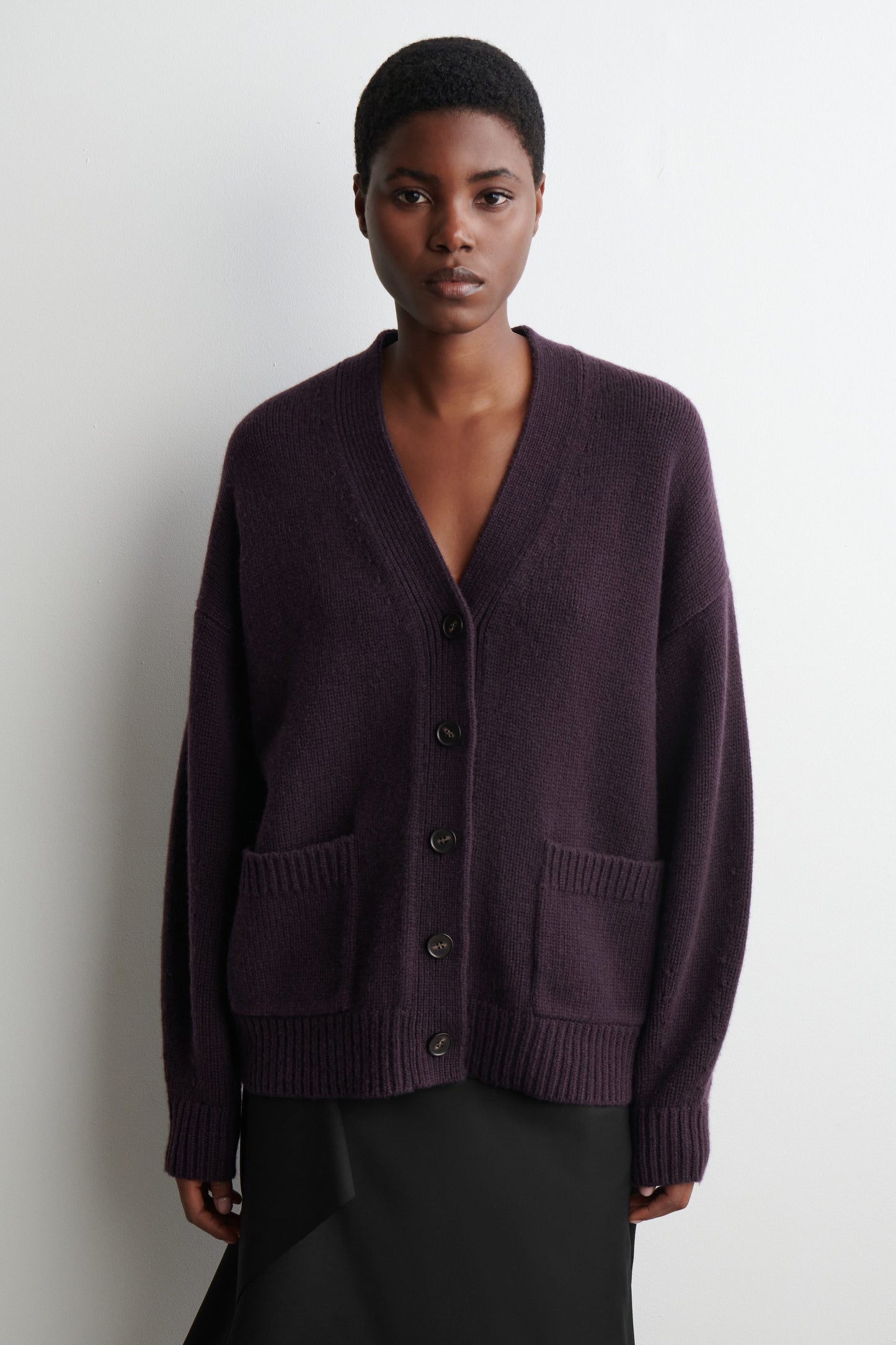 Oversized Cashmere-Blend Cardigan