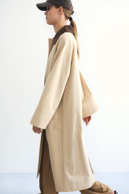 Cotton twill coat