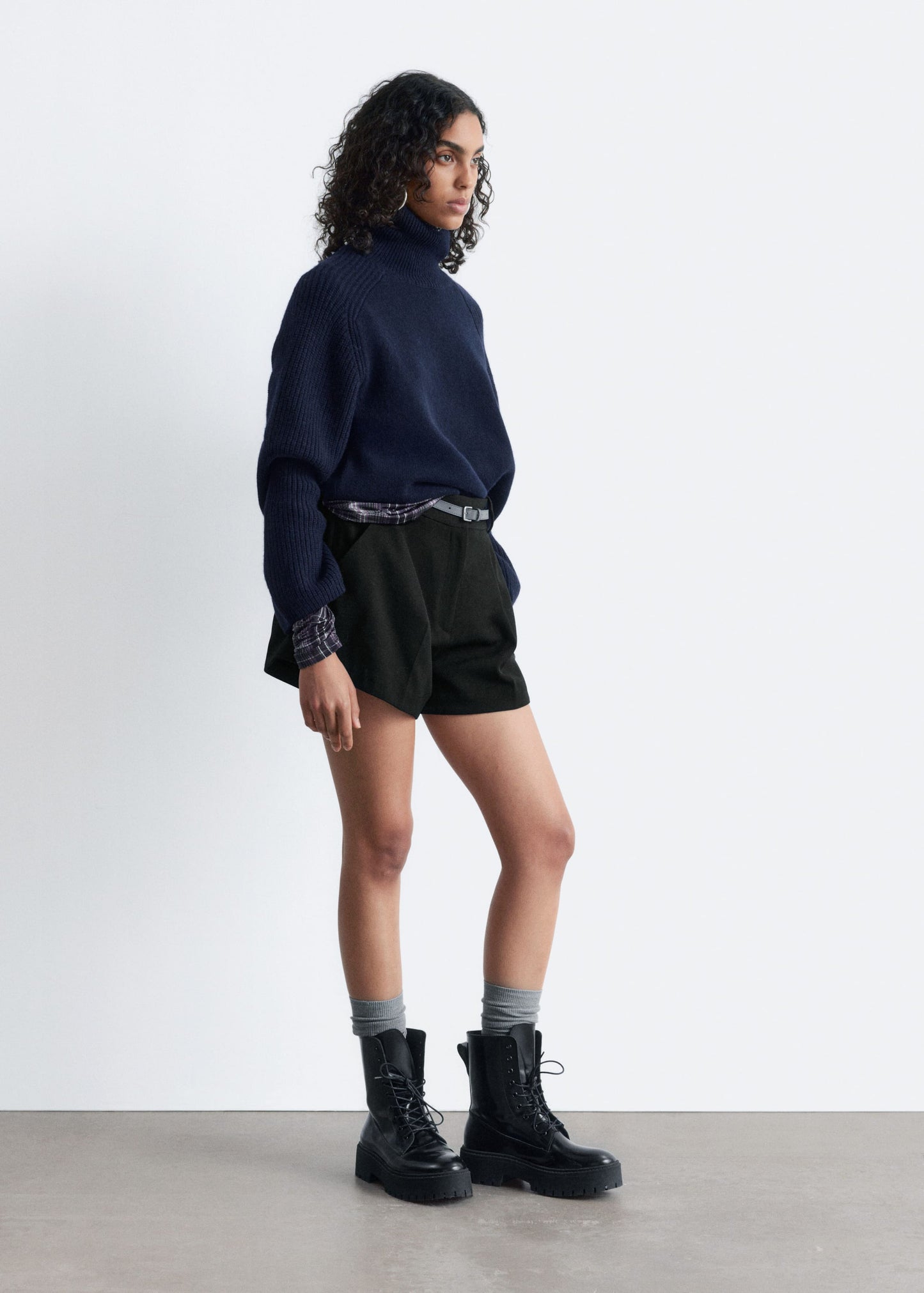 Boxy Turtleneck Jumper