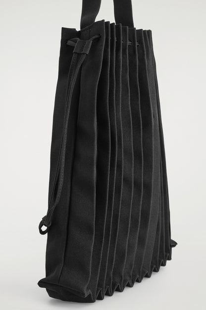 Accordion Canvas Tote Bag