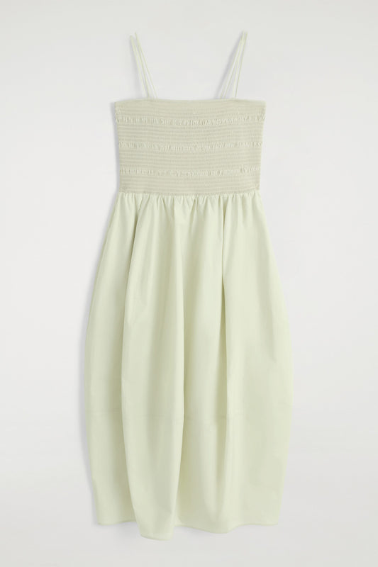 Smocked Midi Dress