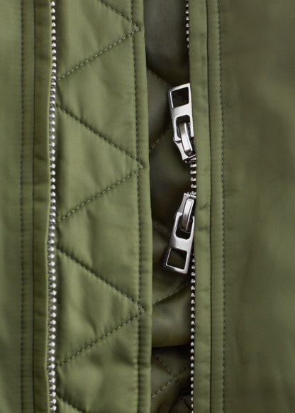 Cropped Bomber Jacket