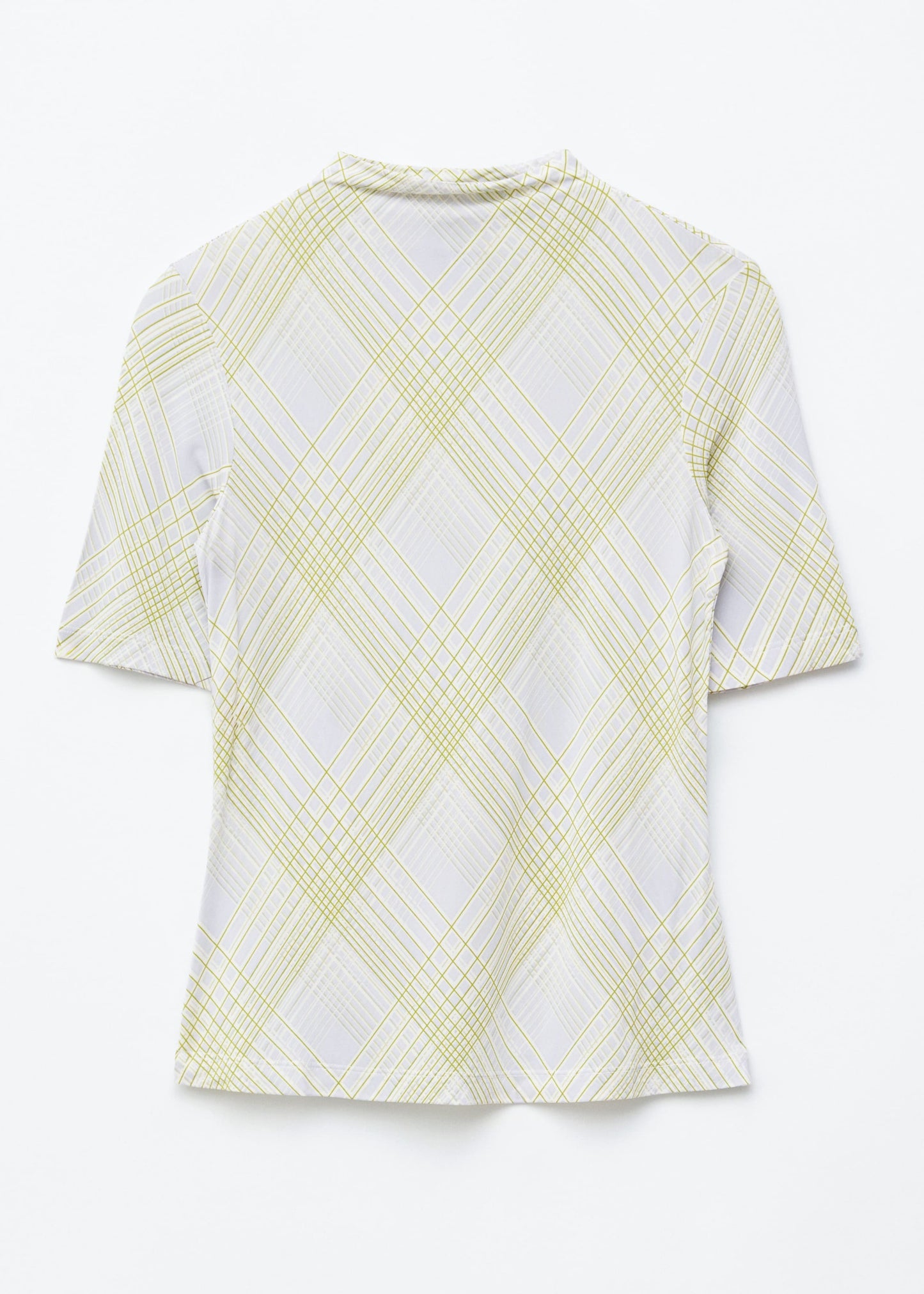 Short-Sleeve Mock-Neck Top