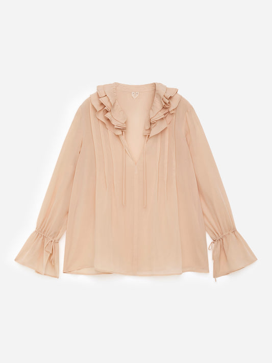 Frill-Collar Blouse