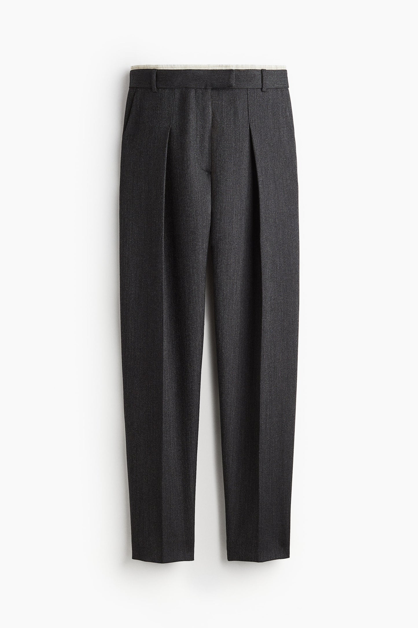 Tailored wool trousers