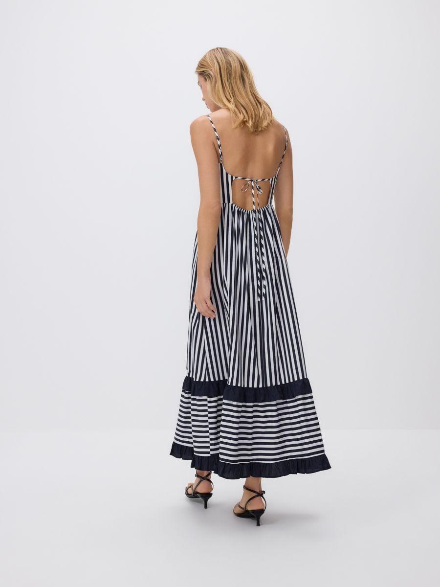 Striped maxi skirt dress