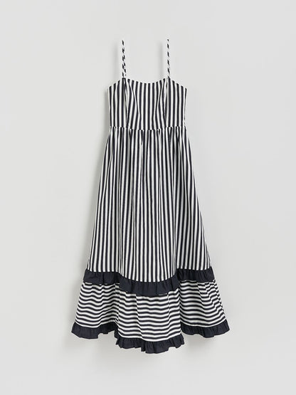 Striped maxi skirt dress