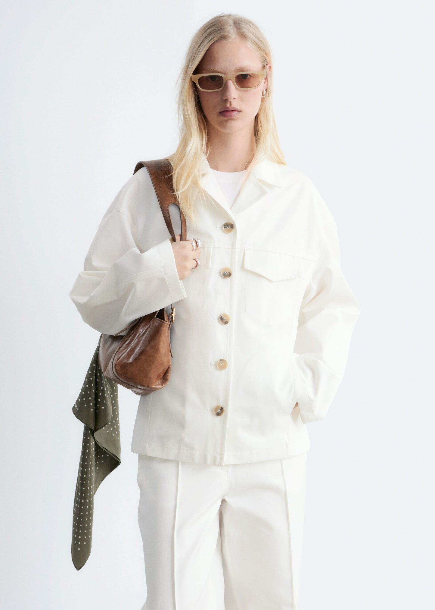 Cotton Twill Tailored Jacket