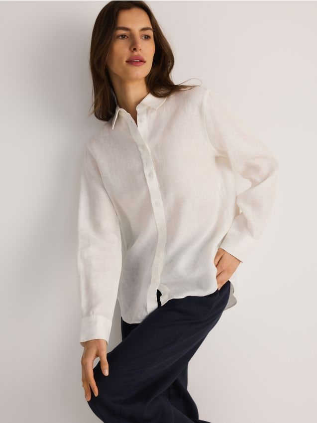 Linen shorts