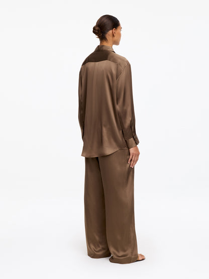 Silk Satin Shirt