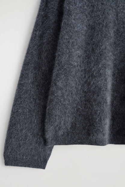 Brushed-Cashmere Crew-Neck Jumper