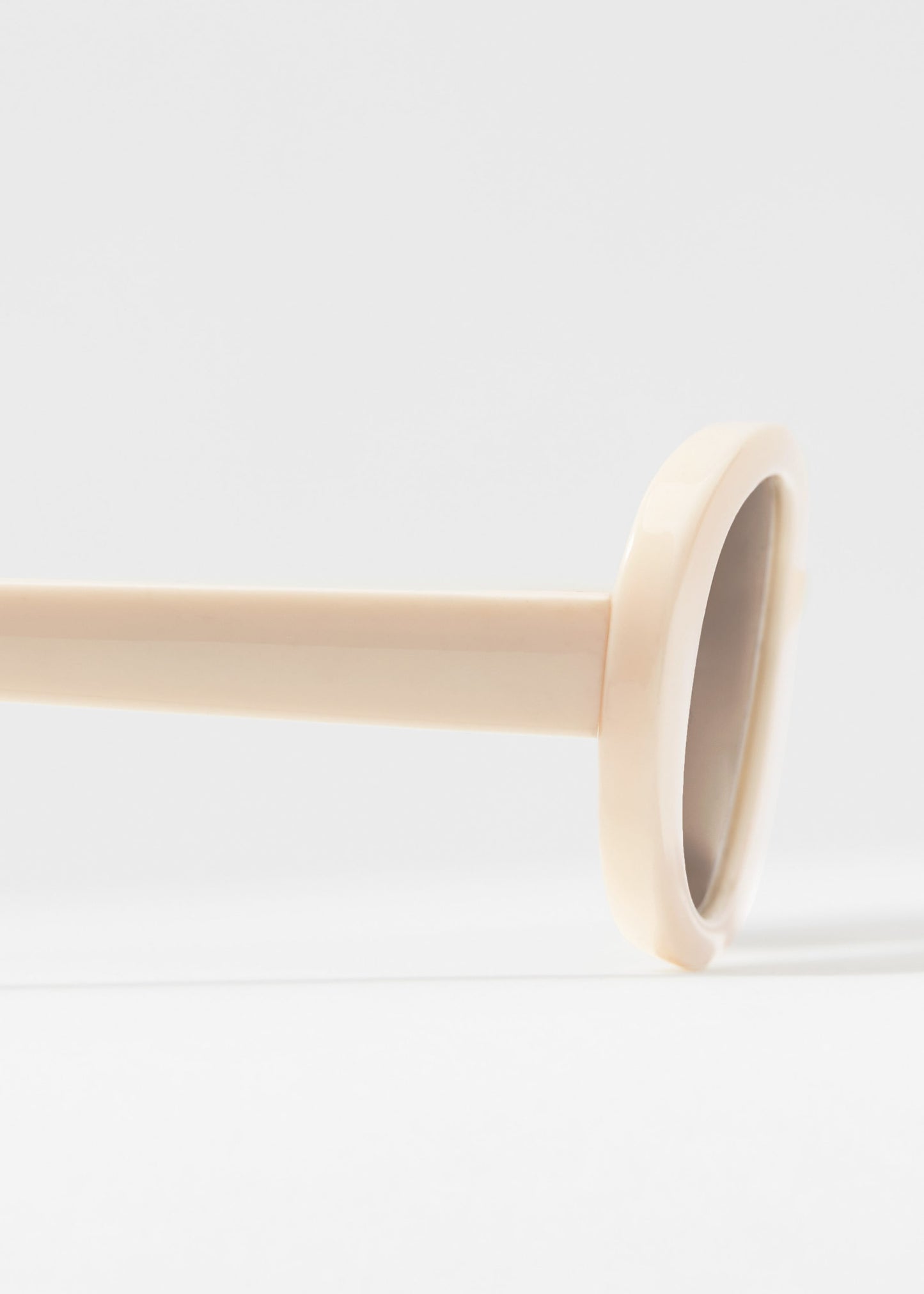 Slim Oval-Frame Sunglasses