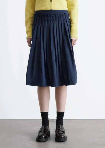 Pleated Midi Skirt