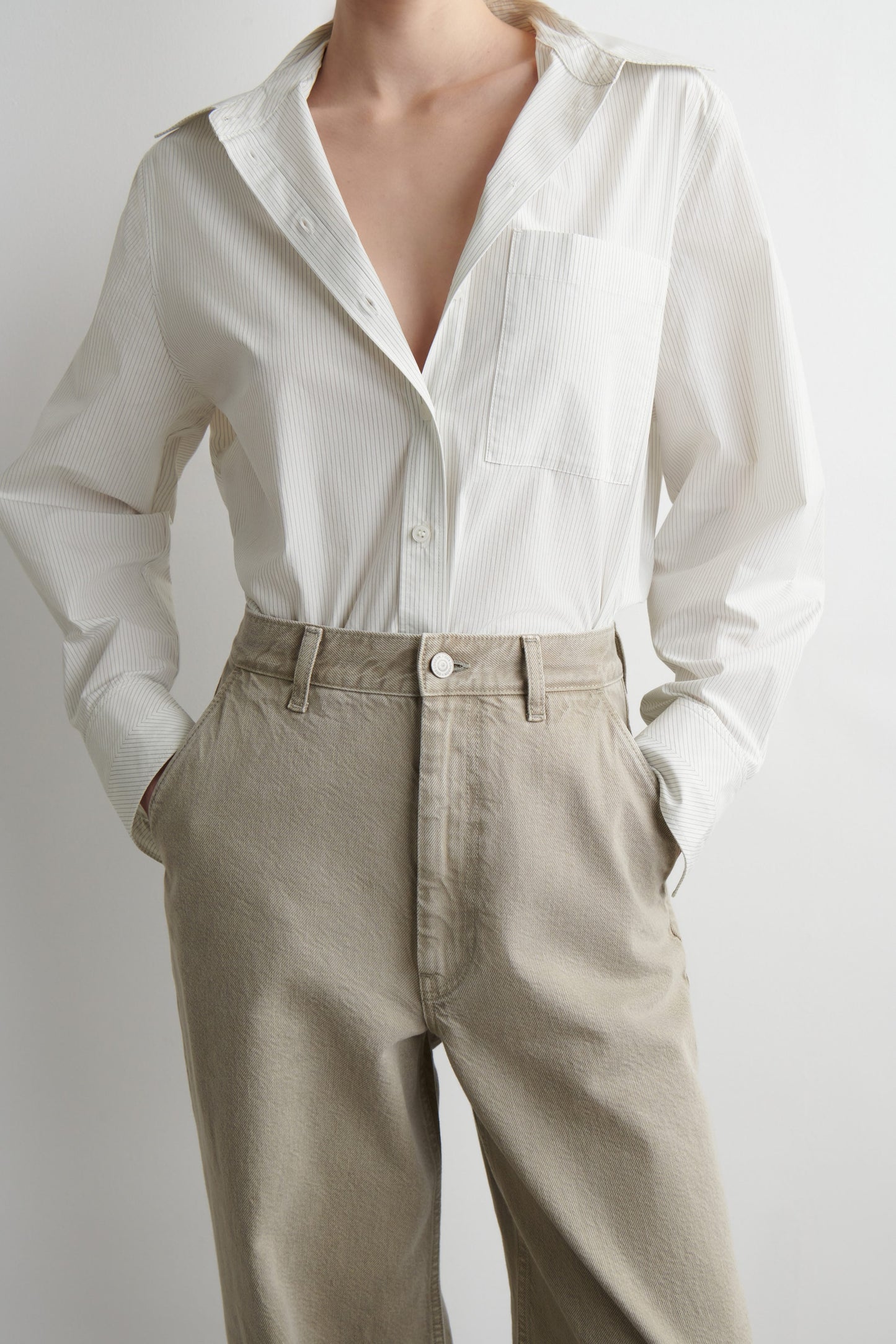 Raw Denim Trousers