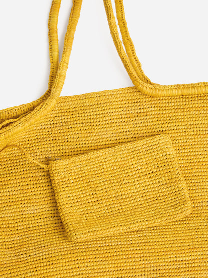 Raffia Tote Bag