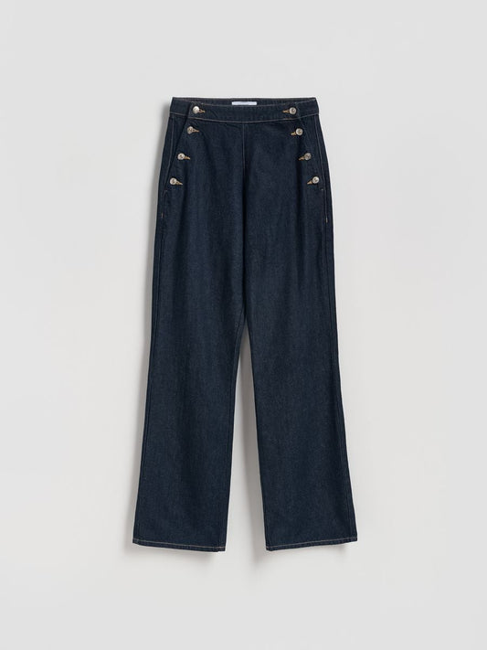 Wide leg jeans